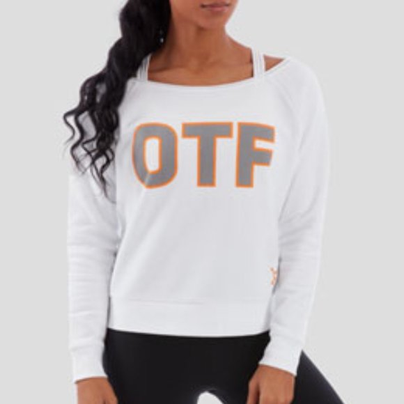 Orangetheory Tops - OTF white logo sweatshirt